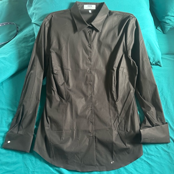 NWOT Hawes & Curtis French cuffed fitted shirt - Picture 2 of 5